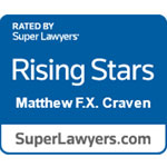 Matthew F.X. Craven Super Lawyers Rising Stars Badge